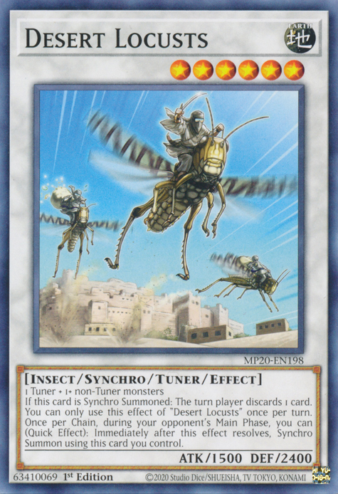 [遊戲王] CORI-AE109 / 砂漠的飛蝗賊 / — / Desert Locusts / N