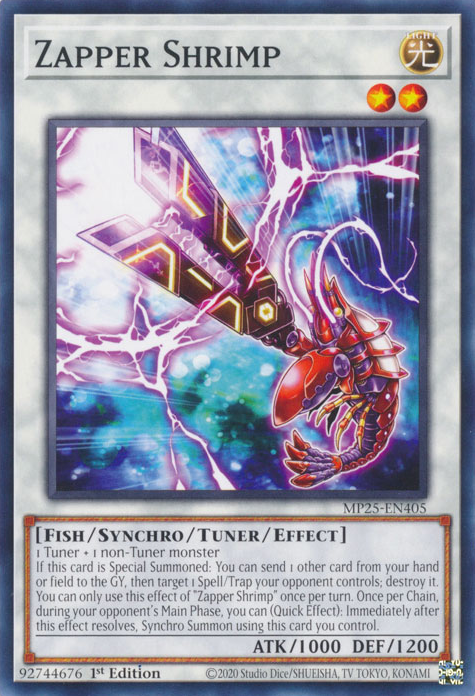 [遊戲王] CORI-AE110 / 電擊蝦 / — / Zapper Shrimp / R