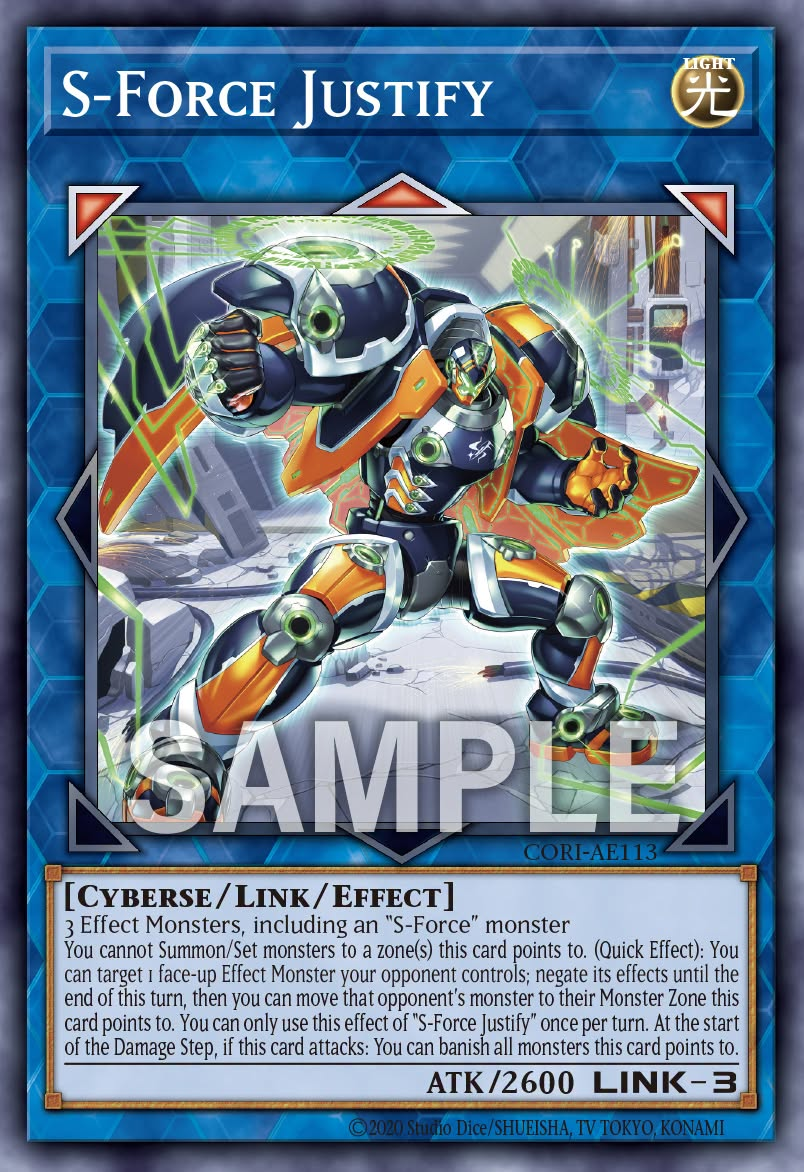 [遊戲王] CORI-AE113 / S-Force 正義 / — / S-Force Justify / N
