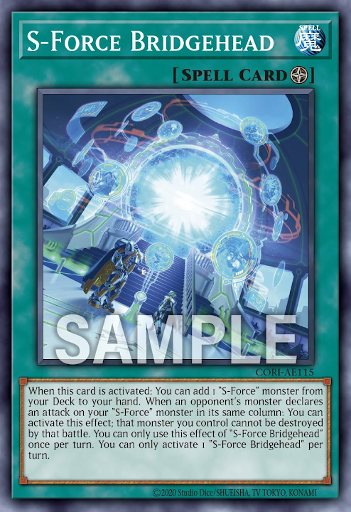 [遊戲王] CORI-AE115 / S-Force 橋頭堡 / — / S-Force Bridgehead / N