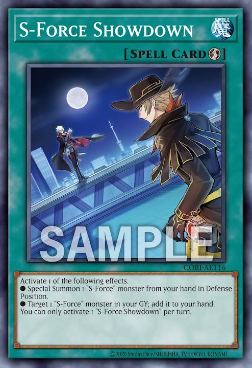 [遊戲王] CORI-AE116 / S-Force 攤牌 / — / S-Force Showdown / N