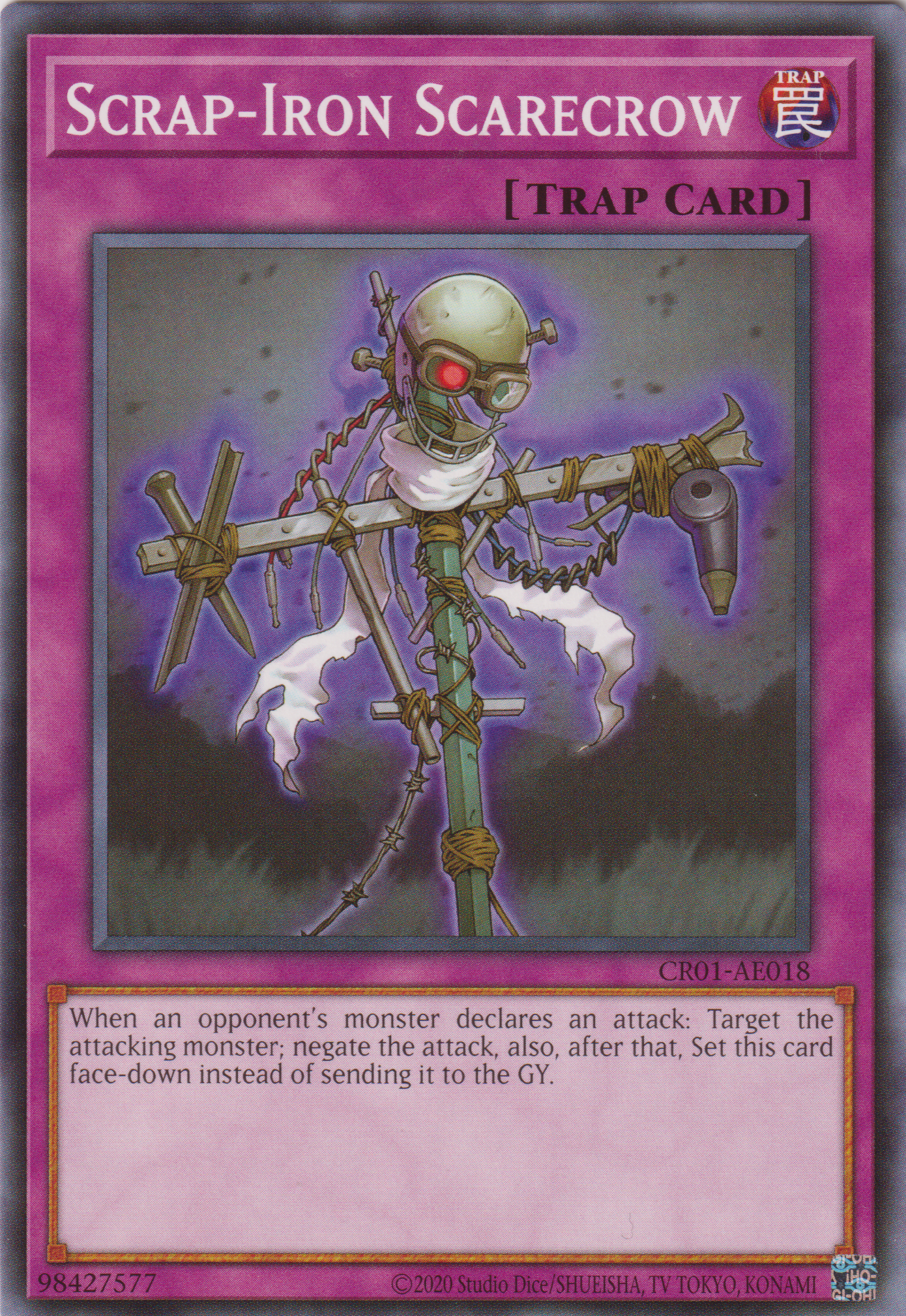 [遊戲王亞英版] 廢鐵稻草人 / くず鉄のかかし / Scrap-Iron Scarecrow-Trading Card Game-TCG-Oztet Amigo