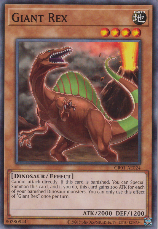 [遊戲王亞英版] 巨大暴龍 / ジャイアント・レックス / Giant Rex-Trading Card Game-TCG-Oztet Amigo