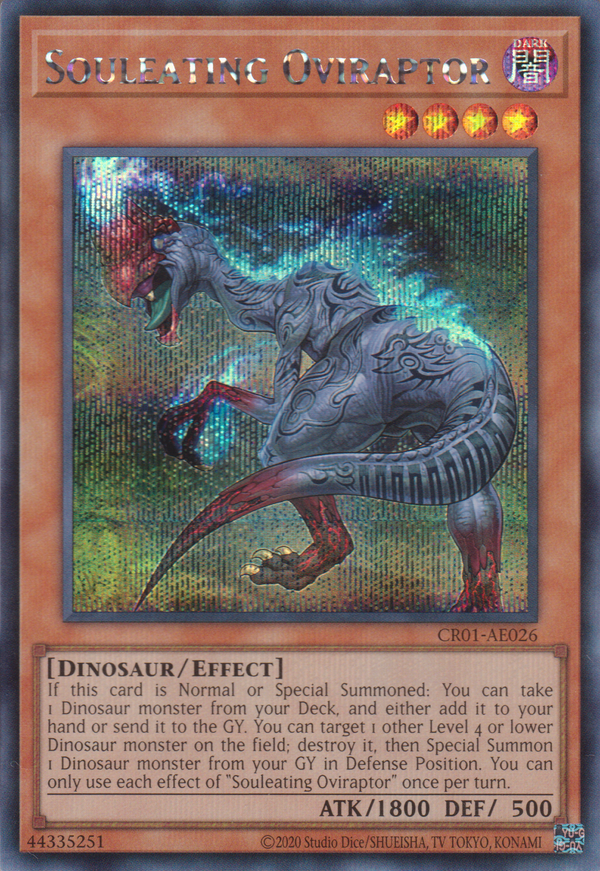 [遊戲王亞英版] 食魂竊蛋龍 / 魂喰いオヴィラプター / Souleating Oviraptor-Trading Card Game-TCG-Oztet Amigo