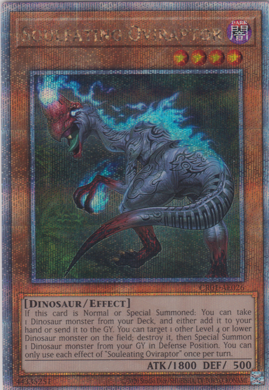 [遊戲王亞英版] 食魂竊蛋龍 / 魂喰いオヴィラプター / Souleating Oviraptor-Trading Card Game-TCG-Oztet Amigo