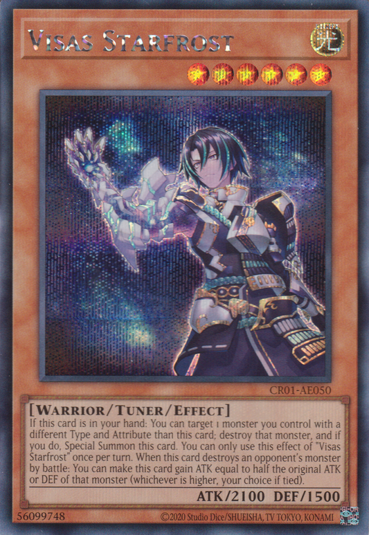 [遊戲王亞英版] 維薩斯 = 星霜 / ヴィサス＝スタフロスト / Visas Starfrost-Trading Card Game-TCG-Oztet Amigo