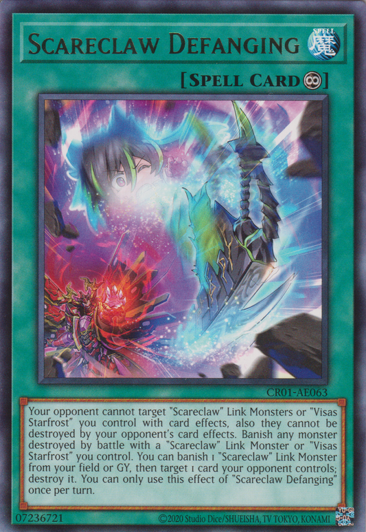 [遊戲王亞英版] 放手世界的肆世壞 / 界放せし肆世壊 / Scareclaw Defanging-Trading Card Game-TCG-Oztet Amigo