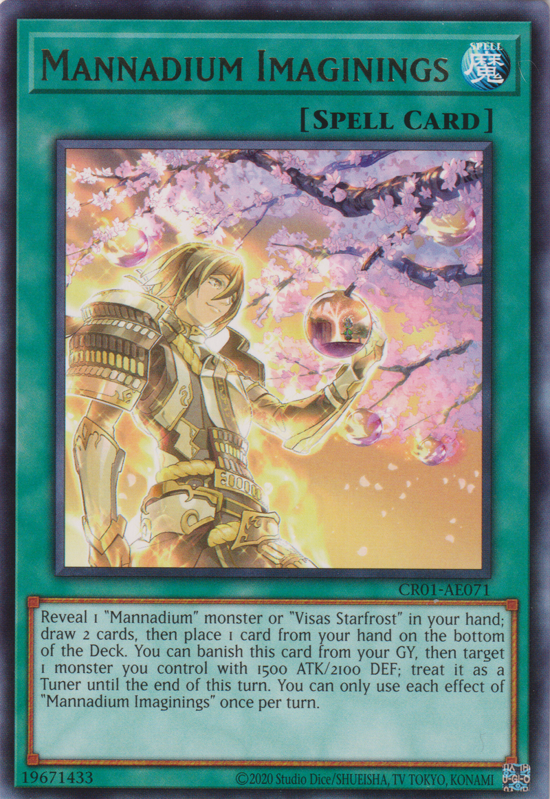 [遊戲王亞英版] 伍世壞心像 / 伍世壊心像 / Mannadium Imaginings-Trading Card Game-TCG-Oztet Amigo