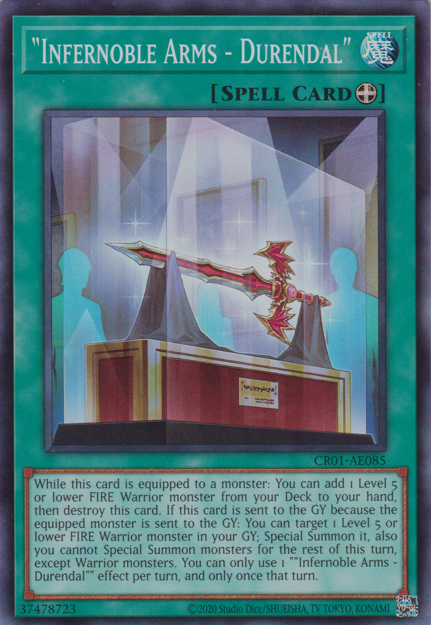 [遊戲王亞英版] 焰聖劍 杜蘭朵 / 『焔聖剣-デュランダル』 / Infernoble Arms - Durendal-Trading Card Game-TCG-Oztet Amigo