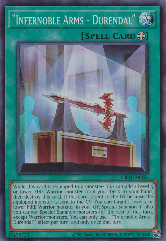 [遊戲王亞英版] 焰聖劍 杜蘭朵 / 『焔聖剣-デュランダル』 / Infernoble Arms - Durendal-Trading Card Game-TCG-Oztet Amigo