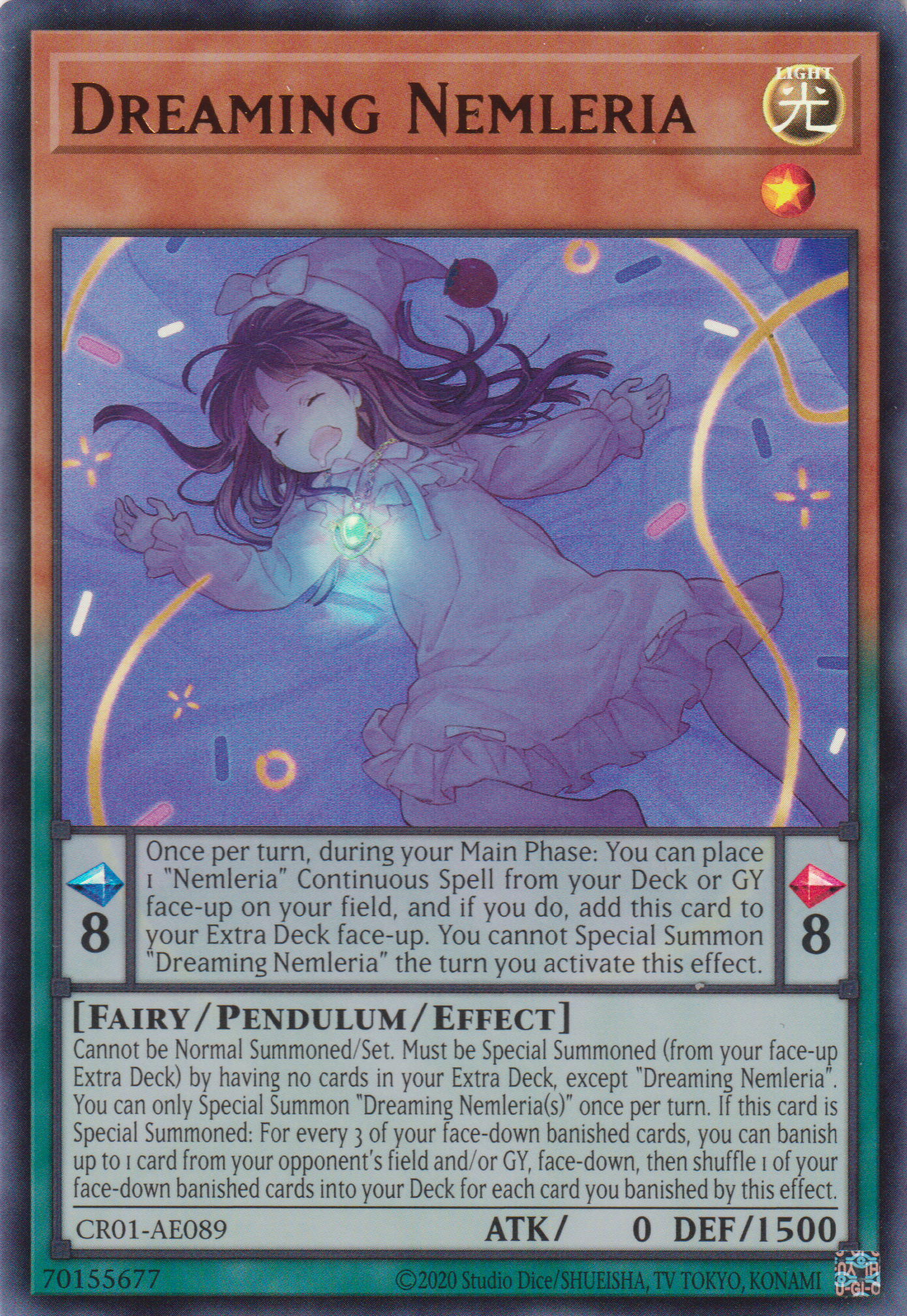 [遊戲王亞英版] 作夢的甜夢姬 / 夢見るネムレリア / Dreaming Nemleria-Trading Card Game-TCG-Oztet Amigo