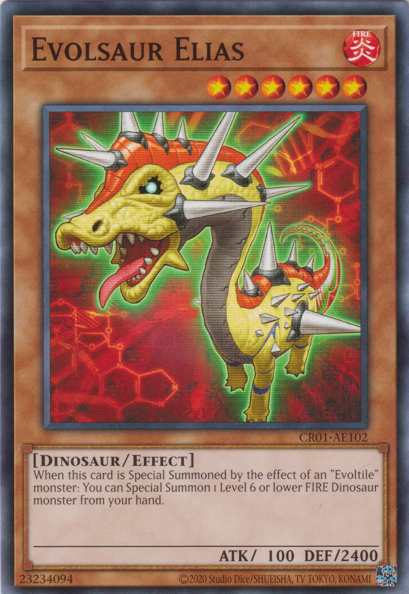 [遊戲王亞英版] 進化龍·雙腔龍 / エヴォルダー・テリアス / Evolsaur Elias-Trading Card Game-TCG-Oztet Amigo