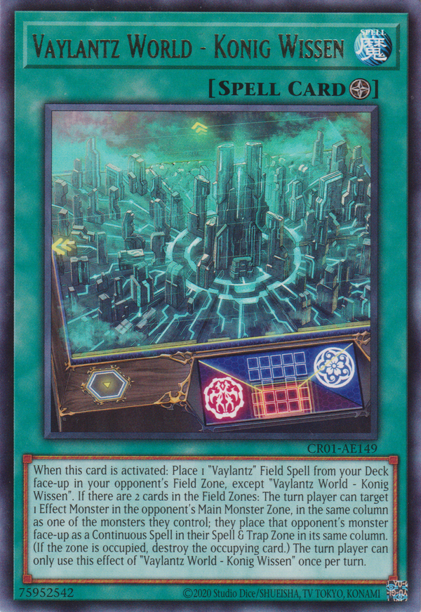 [遊戲王亞英版] VV 百識公國 / VV-百識公国 / Vaylantz World - Konig Wissen-Trading Card Game-TCG-Oztet Amigo