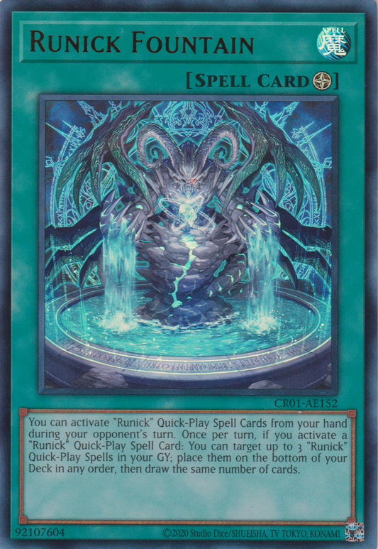 [遊戲王亞英版] 神碑之泉 / 神碑の泉 / Runick Fountain-Trading Card Game-TCG-Oztet Amigo