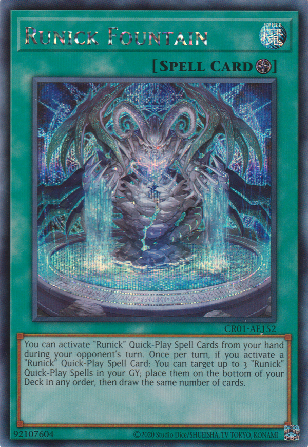 [遊戲王亞英版] 神碑之泉 / 神碑の泉 / Runick Fountain-Trading Card Game-TCG-Oztet Amigo