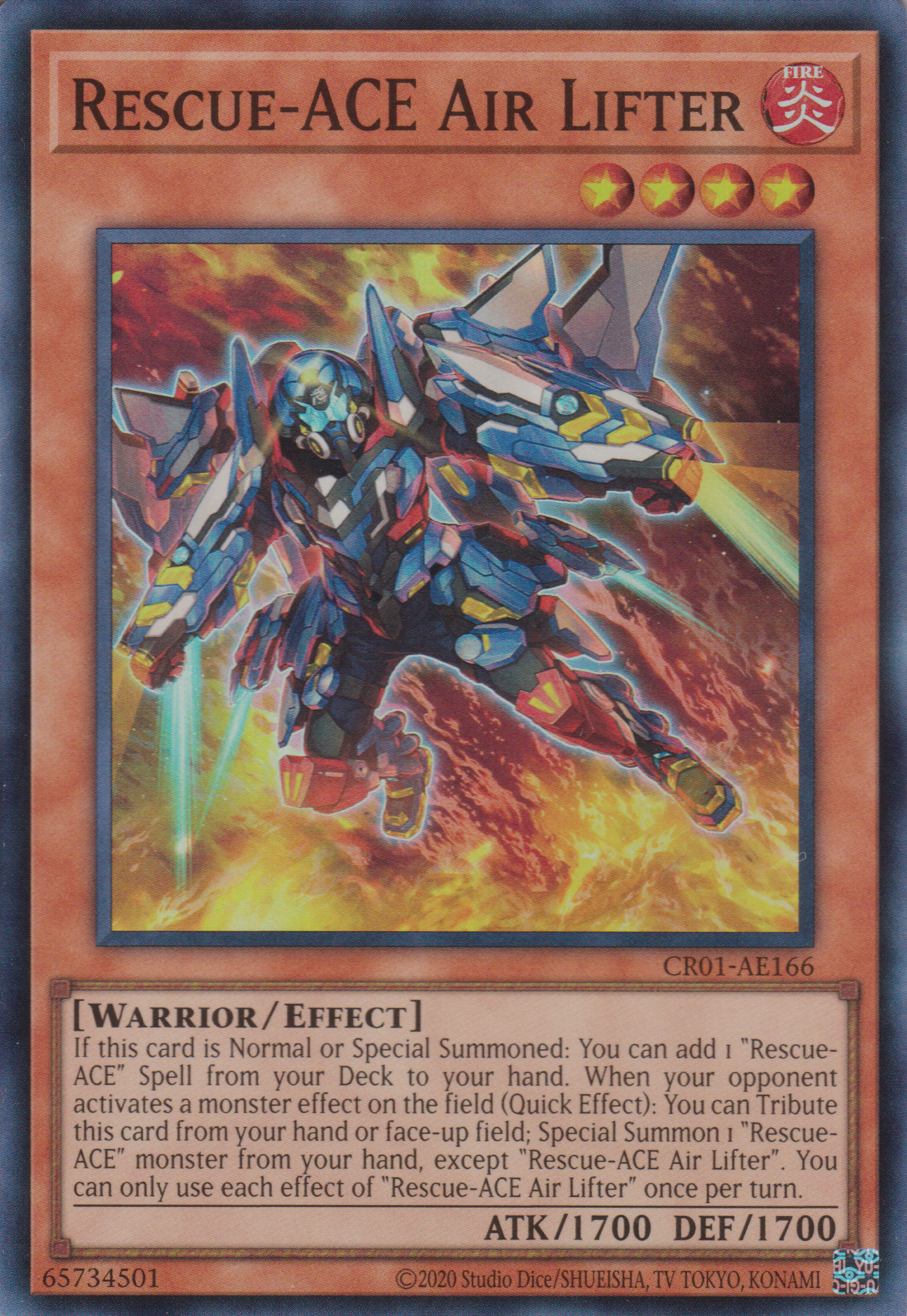 [遊戲王亞英版] 救援王牌 空中起吊者 / R-ACEエアホイスター / Rescue-ACE Air Lifter-Trading Card Game-TCG-Oztet Amigo