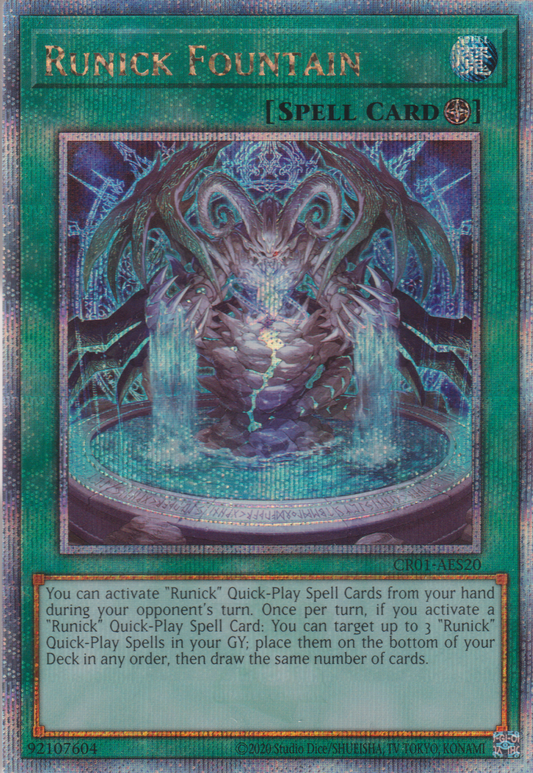 [遊戲王亞英版] 神碑之泉 / 神碑の泉 / Runick Fountain-Trading Card Game-TCG-Oztet Amigo