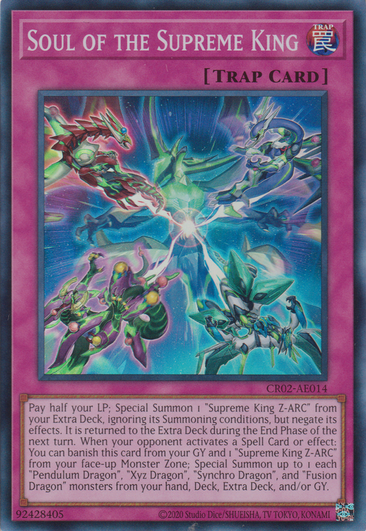 [遊戲王亞英版] 霸王天龍之魂 / 覇王天龍の魂 / Soul of the Supreme Celestial King-Trading Card Game-TCG-Oztet Amigo