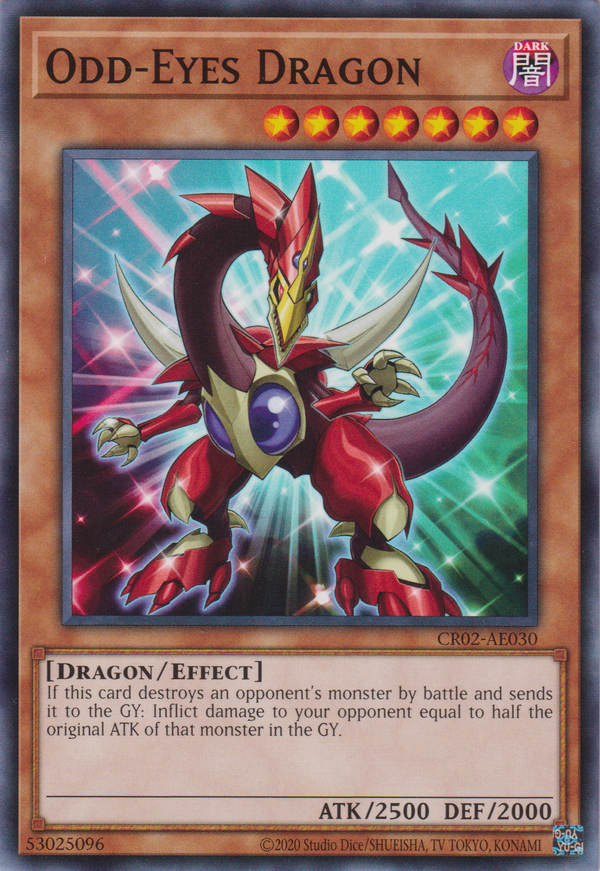 [遊戲王亞英版] 異色眼龍 / オッドアイズ・ドラゴン / Odd-Eyes Dragon-Trading Card Game-TCG-Oztet Amigo