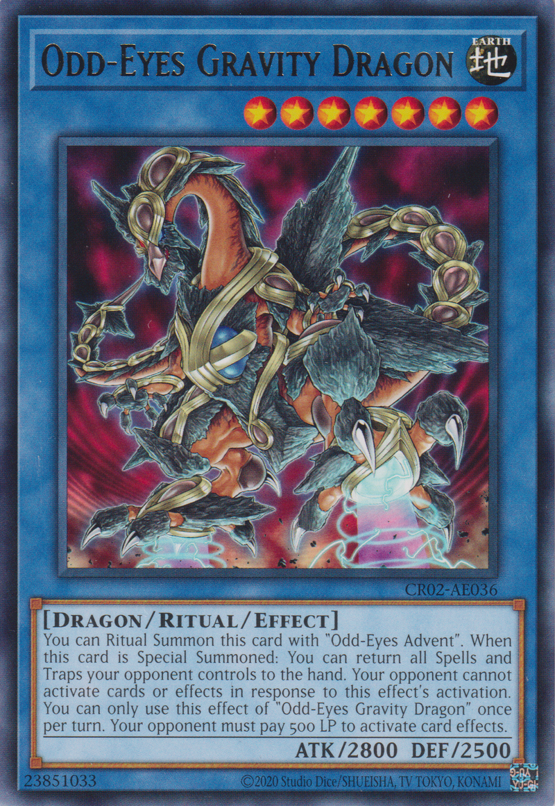 [遊戲王亞英版] 異色眼重力龍 / オッドアイズ・グラビティ・ドラゴン / Odd-Eyes Gravity Dragon-Trading Card Game-TCG-Oztet Amigo