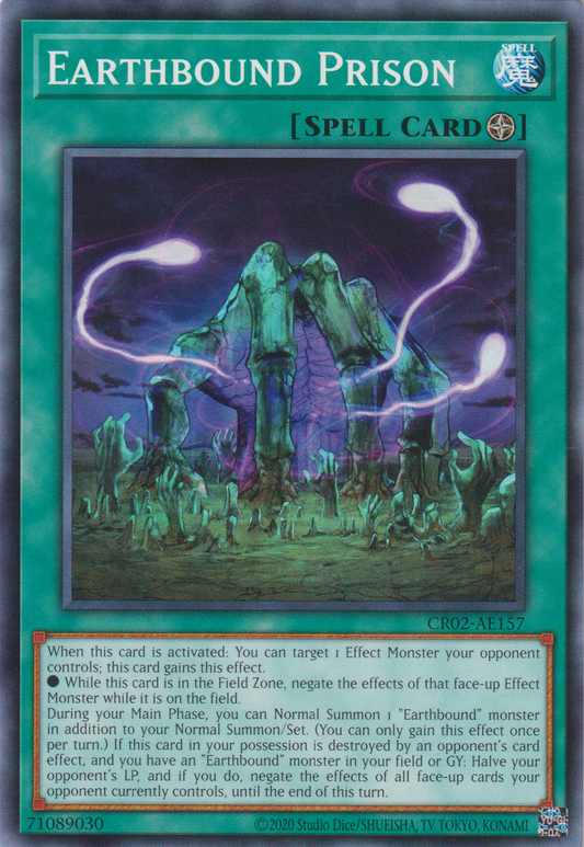 [遊戲王亞英版] 地縛牢 / 地縛牢 / Earthbound Prison-Trading Card Game-TCG-Oztet Amigo