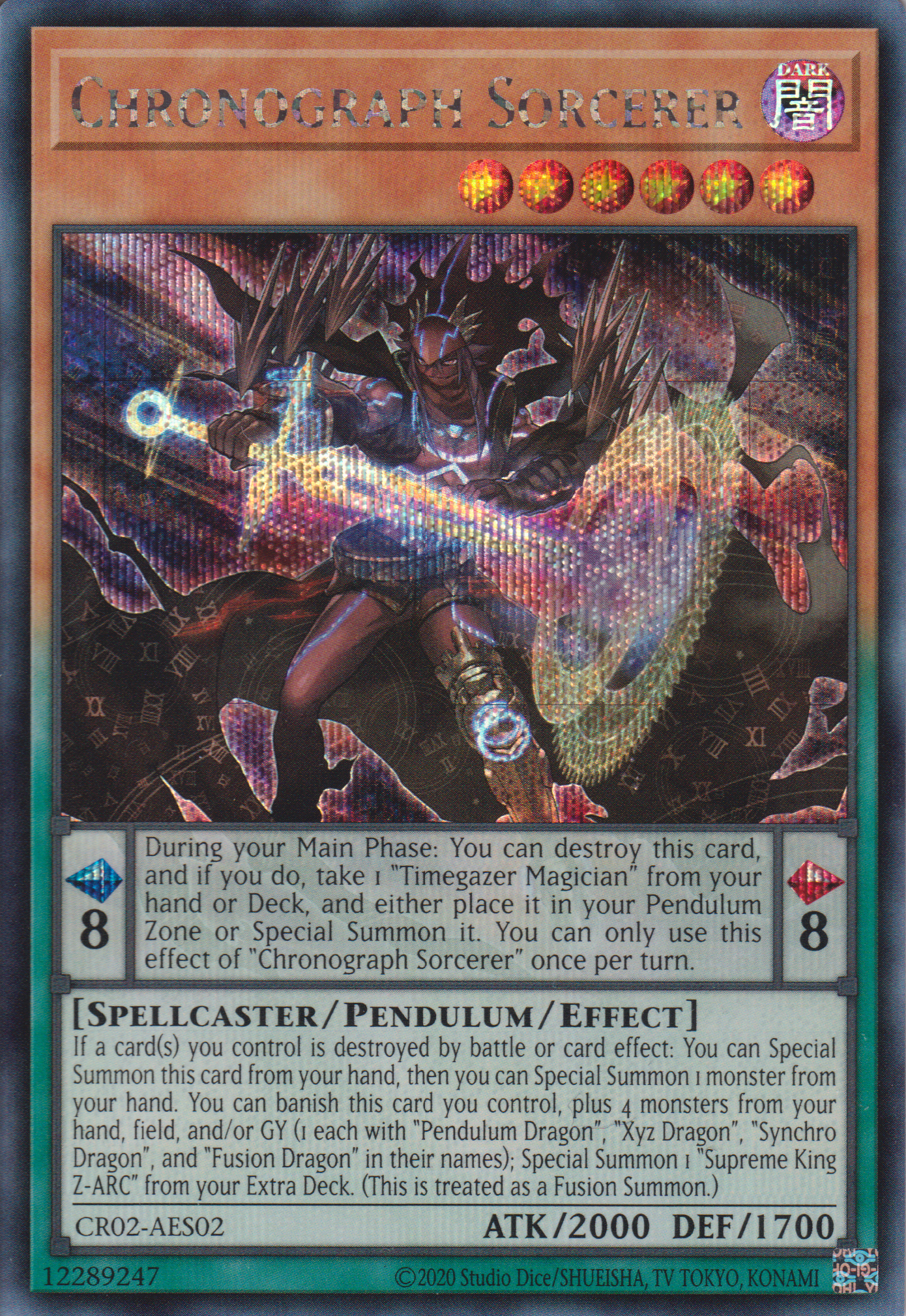 [遊戲王亞英版] 刻讀的魔術士 / クロノグラフ·マジシャン / Chronograph Sorcerer-Trading Card Game-TCG-Oztet Amigo