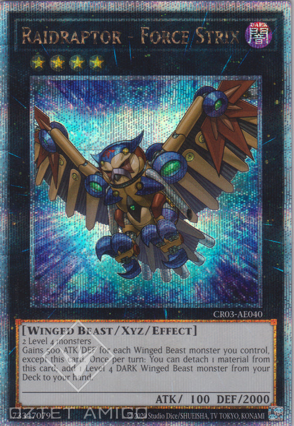 [遊戲王亞英版] RR-武力林鴞 / RR-フォース·ストリクス / Raidraptor - Force Strix-Trading Card Game-TCG-Oztet Amigo