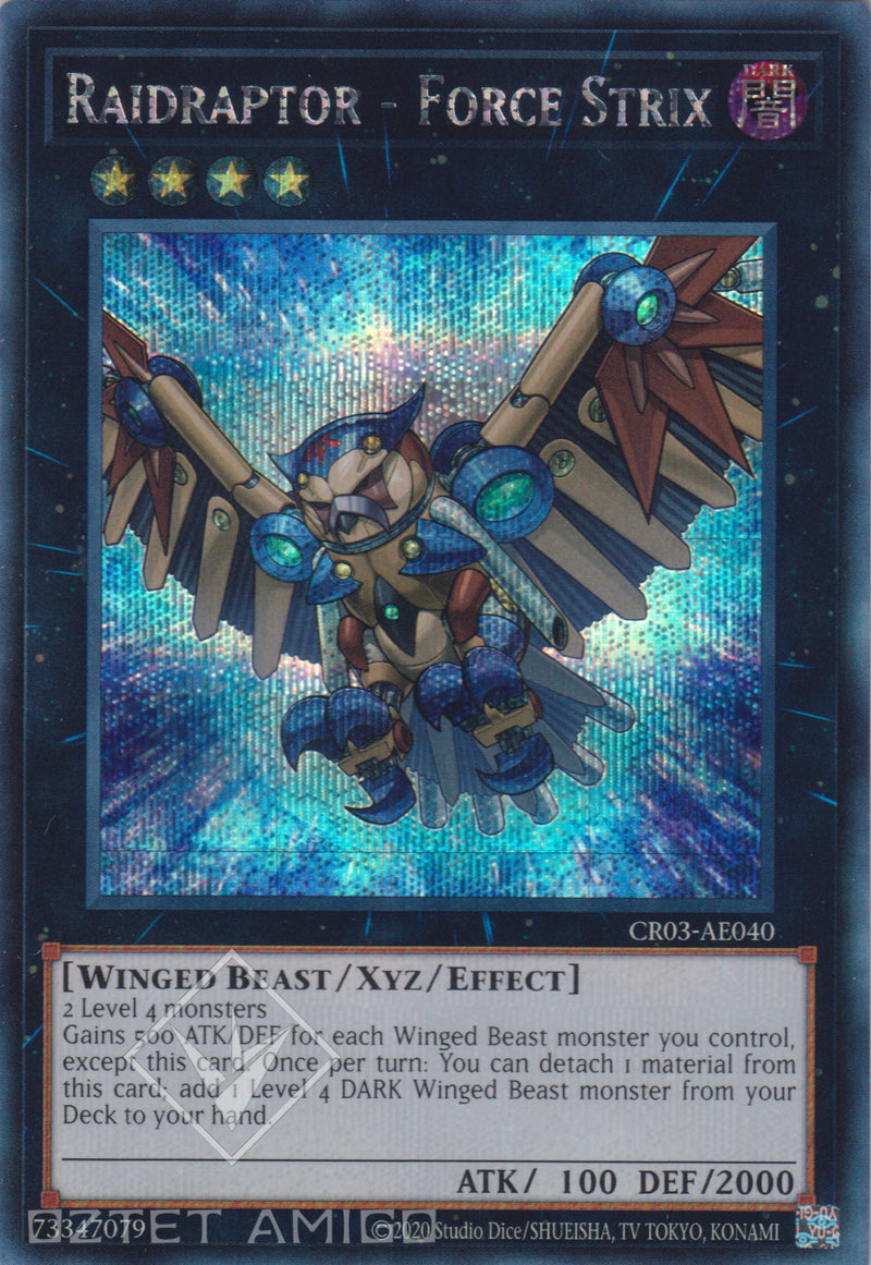 [遊戲王亞英版] RR-武力林鴞 / RR-フォース·ストリクス / Raidraptor - Force Strix-Trading Card Game-TCG-Oztet Amigo