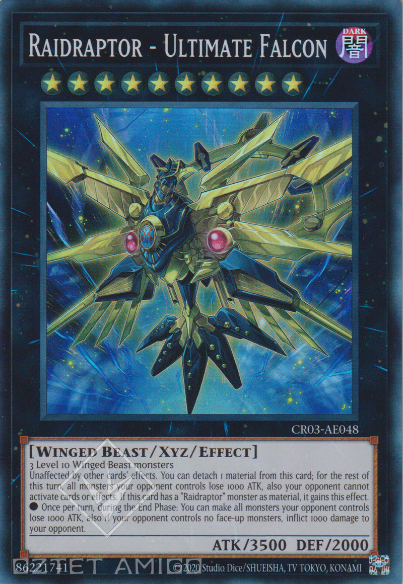 [遊戲王亞英版] RR-究極獵鷹 / RR－アルティメット・ファルコン / Raidraptor - Ultimate Falcon-Trading Card Game-TCG-Oztet Amigo