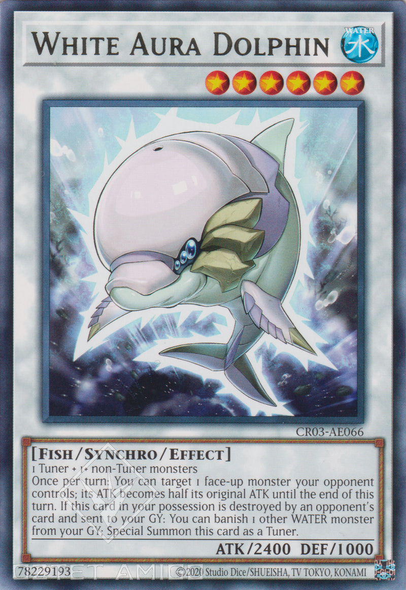 [遊戲王亞英版] 白鬥氣海豚 / 白闘気海豚 / White Aura Dolphin-Trading Card Game-TCG-Oztet Amigo