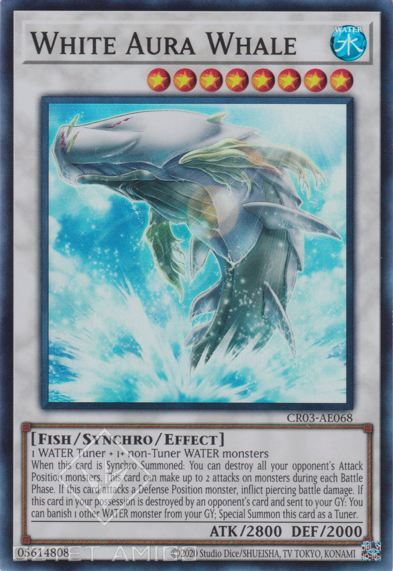 [遊戲王亞英版] 白鬥氣白鯨 / 白闘気白鯨 / White Aura Whale-Trading Card Game-TCG-Oztet Amigo