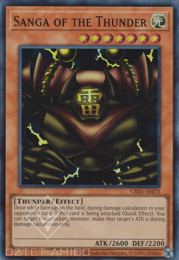 [遊戲王亞英版] 雷魔神-桑加 / 雷魔神－サンガ / Sanga of the Thunder-Trading Card Game-TCG-Oztet Amigo