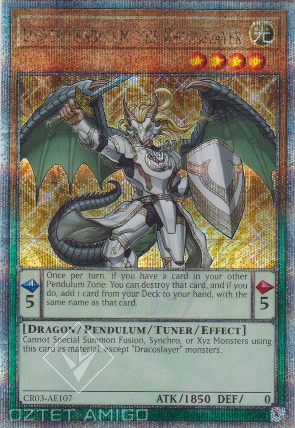 [遊戲王亞英版] 龍劍士榮光擺動P / 竜剣士ラスターP / Luster Pendulum, the Dracoslayer-Trading Card Game-TCG-Oztet Amigo