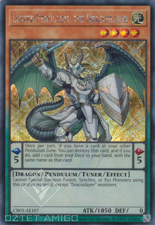 [遊戲王亞英版] 龍劍士榮光擺動P / 竜剣士ラスターP / Luster Pendulum, the Dracoslayer-Trading Card Game-TCG-Oztet Amigo