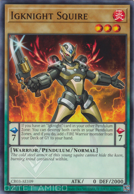 [遊戲王亞英版] 點火騎士 馬格努姆 / イグナイト・マグナム / Igknight Squire-Trading Card Game-TCG-Oztet Amigo