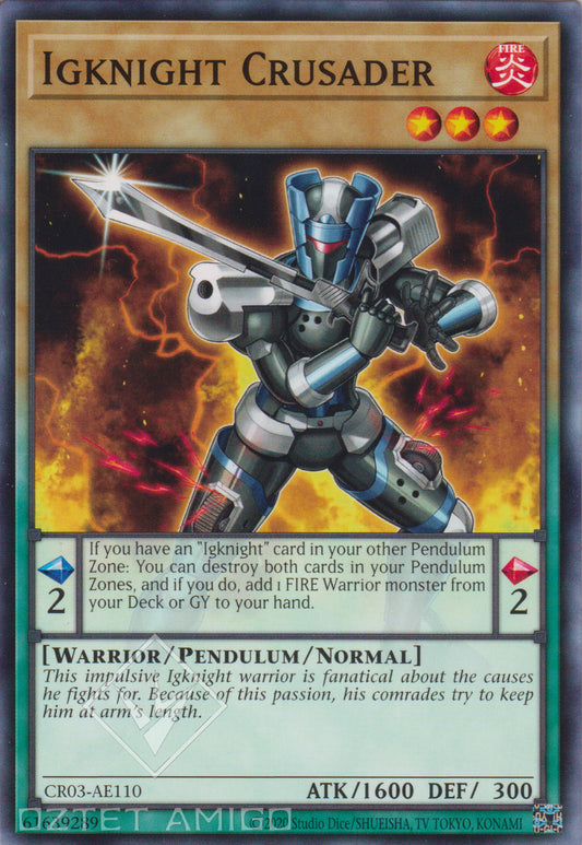 [遊戲王亞英版] 點火騎士·沙漠之鷹 / イグナイト・イーグル / Igknight Crusader-Trading Card Game-TCG-Oztet Amigo