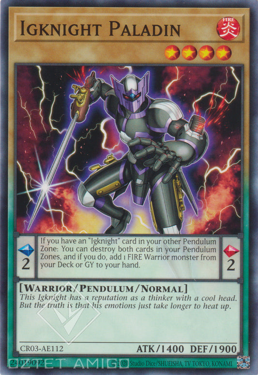 [遊戲王亞英版] 點火騎士 鳥銃 / イグナイト・マスケット / Igknight Paladin-Trading Card Game-TCG-Oztet Amigo