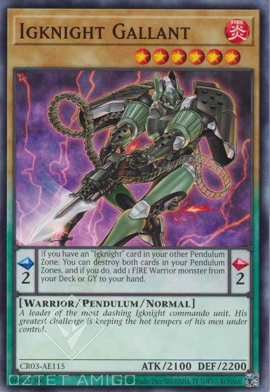 [遊戲王亞英版] 點火騎士 德林格 / イグナイト・デリンジャー / Igknight Cavalier-Trading Card Game-TCG-Oztet Amigo
