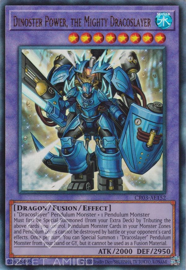 [遊戲王亞英版] 剛龍劍士 霧動星P / 剛竜剣士ダイナスターP / Dinoster Power, the Mighty Dracoslayer-Trading Card Game-TCG-Oztet Amigo