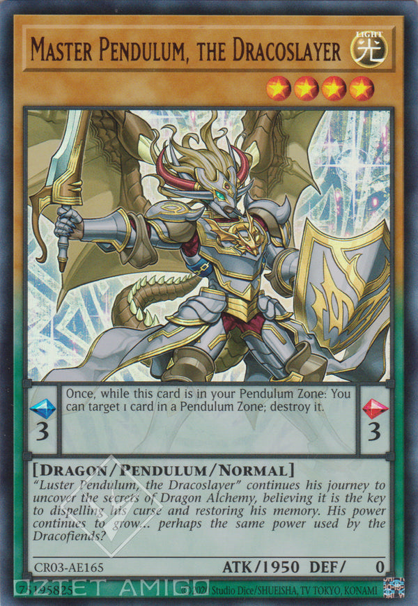 [遊戲王亞英版] 龍劍士統領擺動P / 竜剣士マスターP / Master Pendulum, the Dracoslayer-Trading Card Game-TCG-Oztet Amigo
