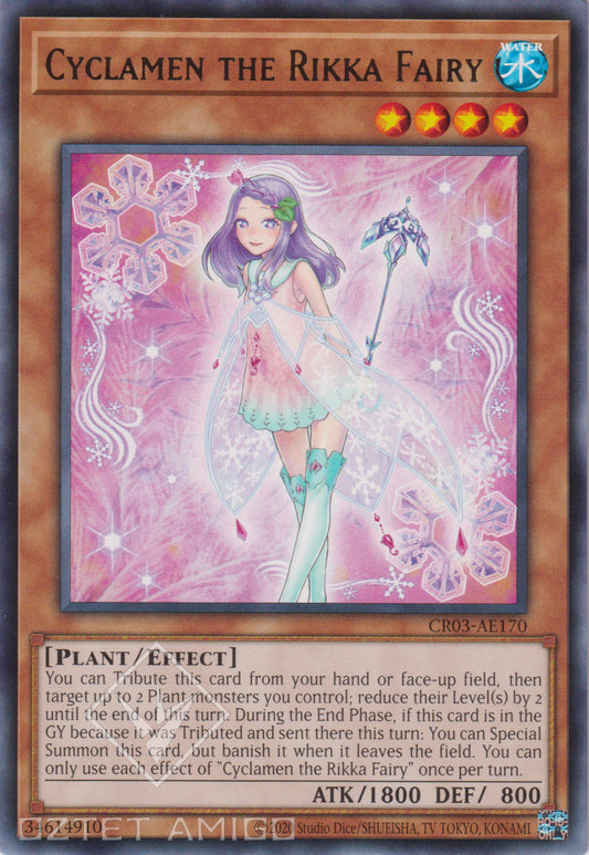 [遊戲王亞英版] 六花精仙克蘭 / 六花精シクラン / Cyclamen the Rikka Fairy-Trading Card Game-TCG-Oztet Amigo