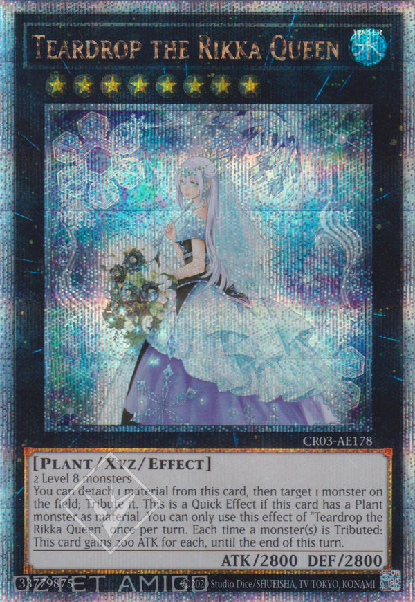 [遊戲王亞英版] 六花聖水滴捧花 / 六花聖ティアドロップ / Teardrop the Rikka Queen-Trading Card Game-TCG-Oztet Amigo