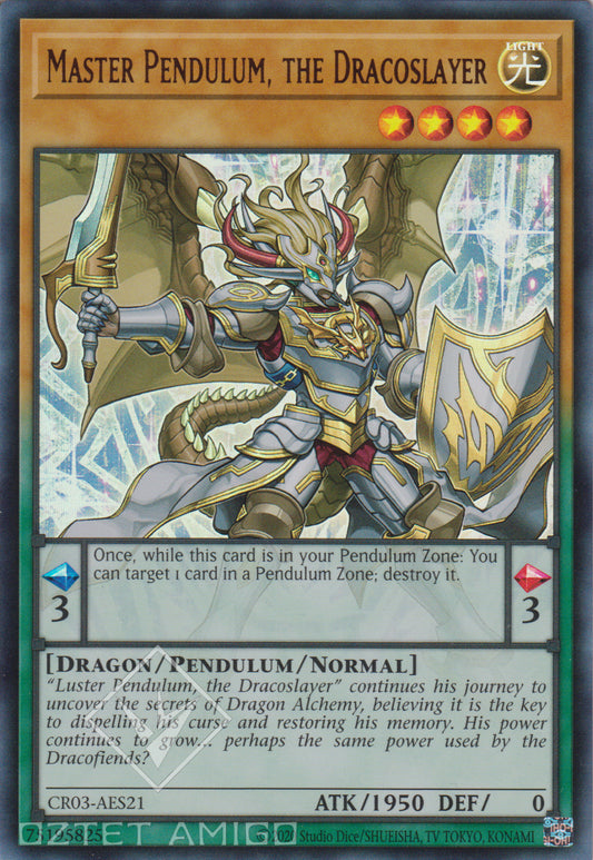 [遊戲王亞英版] 龍劍士統領擺動P / 竜剣士マスターP / Master Pendulum, the Dracoslayer-Trading Card Game-TCG-Oztet Amigo