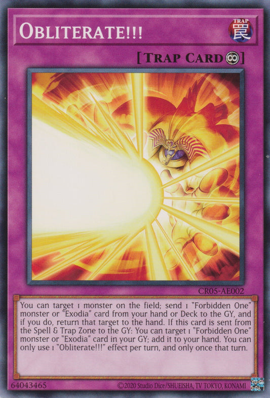 [遊戲王亞英版]  魔神火炎炮 / 魔神火炎砲 / Obliterate!!!-Trading Card Game-TCG-Oztet Amigo