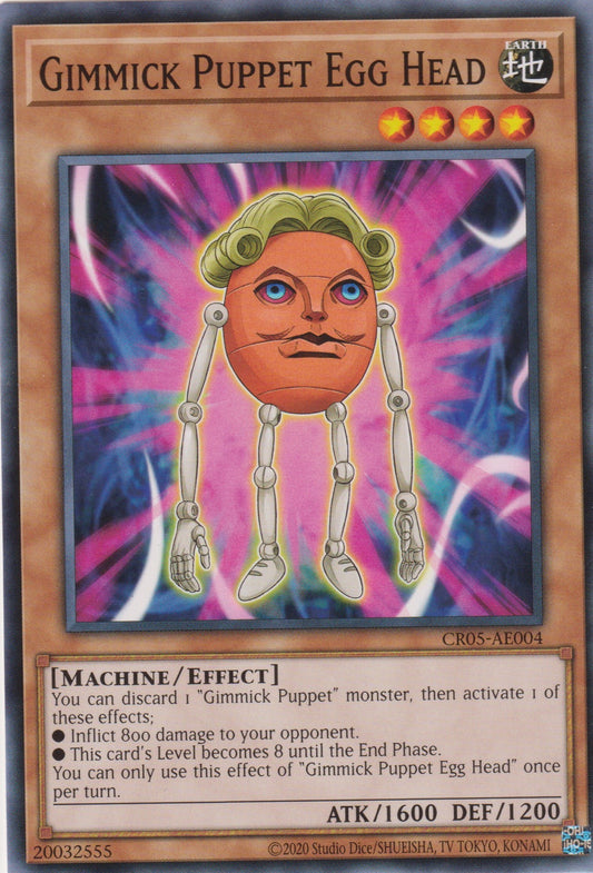 [遊戲王亞英版]  奇巧人偶 炸蛋頭 / ギミック・パペット－ボム・エッグ / Gimmick Puppet Egg Head-Trading Card Game-TCG-Oztet Amigo