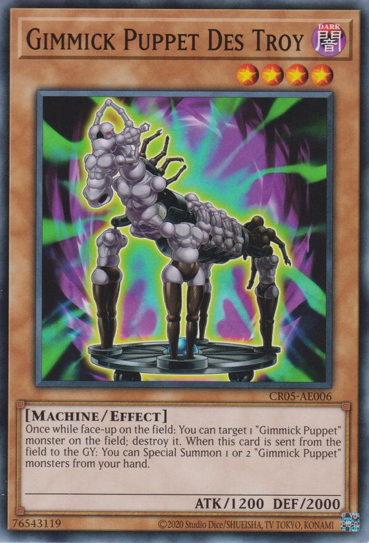 [遊戲王亞英版]  奇巧人偶-死之木馬 / ギミック・パペット－死の木馬 /Gimmick Puppet Des Troy-Trading Card Game-TCG-Oztet Amigo