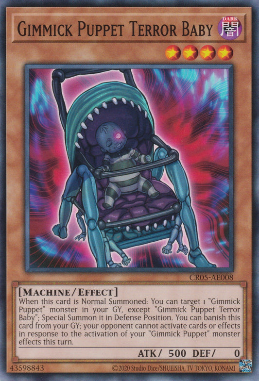 [遊戲王亞英版]  奇巧人偶 驚駭寶寶 / ギミック・パペット－テラー・ベビー / Gimmick Puppet Terror Baby-Trading Card Game-TCG-Oztet Amigo
