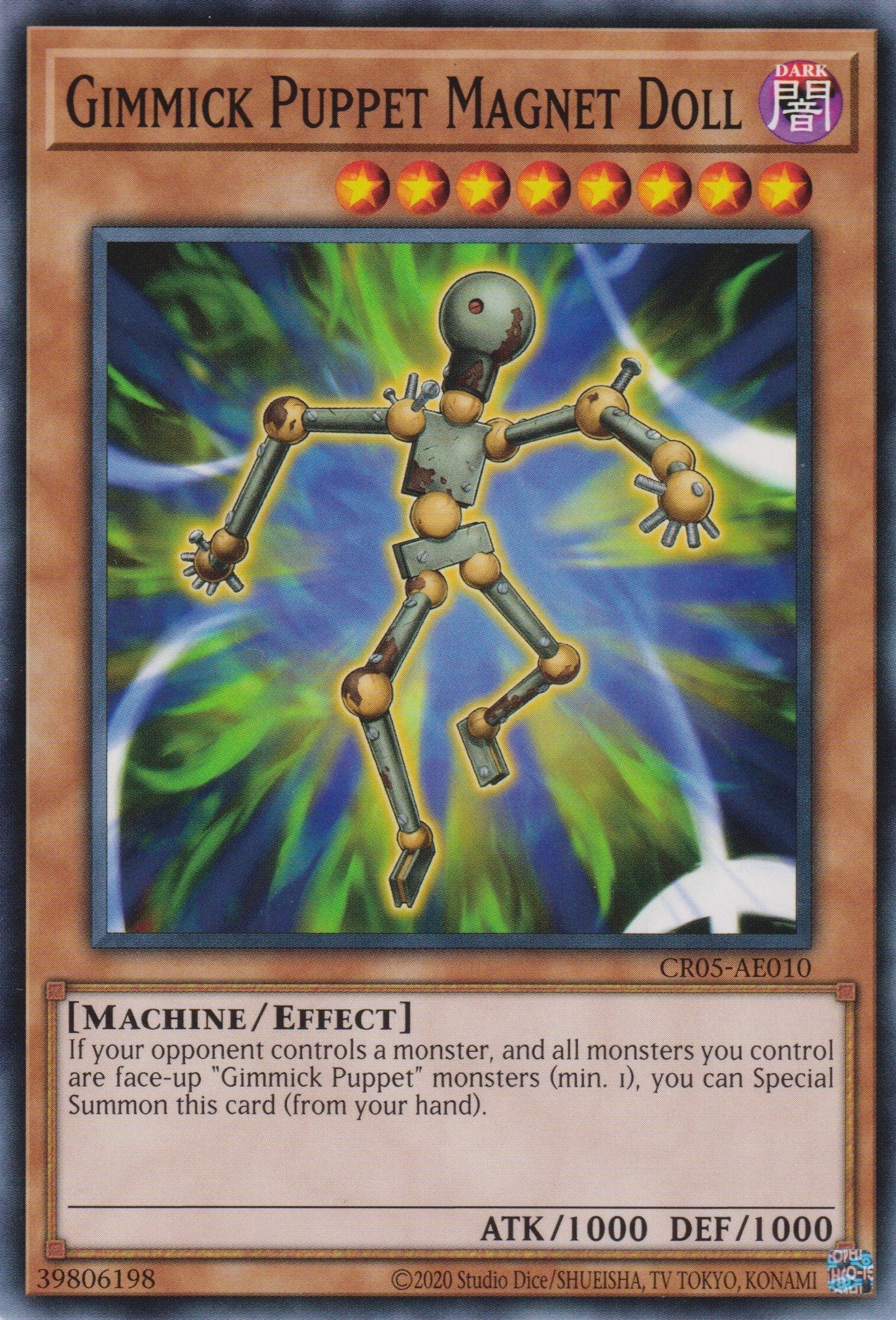 [遊戲王亞英版]  奇巧人偶 磁力玩偶 / ギミック・パペット-マグネ・ドール / Gimmick Puppet Magnet Doll-Trading Card Game-TCG-Oztet Amigo
