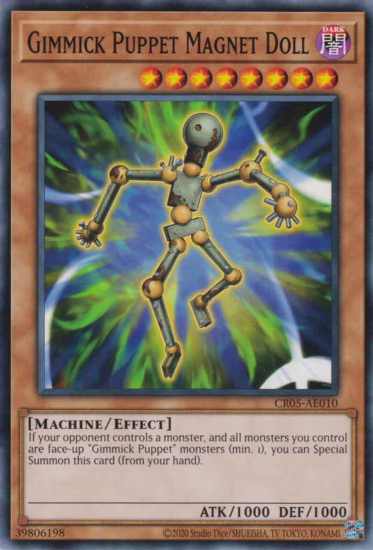 [遊戲王亞英版]  奇巧人偶 磁力玩偶 / ギミック・パペット-マグネ・ドール / Gimmick Puppet Magnet Doll-Trading Card Game-TCG-Oztet Amigo