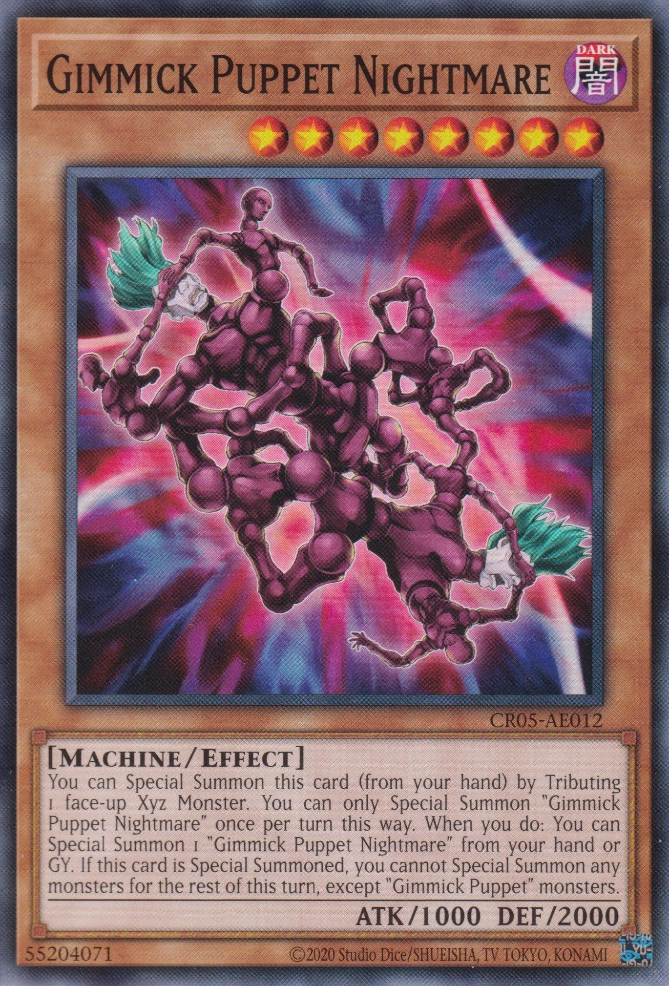 [遊戲王亞英版]  機關人偶 夢魘 / ギミック・パペット－ナイトメア / GIMMICK PUPPET NIGHTMARE-Trading Card Game-TCG-Oztet Amigo